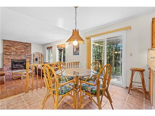 947 Newcastle Street, Kingston, ON - Indoor Photo Showing Dining Room With Fireplace