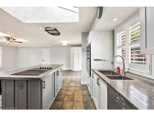 420 Bernice Drive, Kingston, ON - Indoor Photo Showing Kitchen With Double Sink