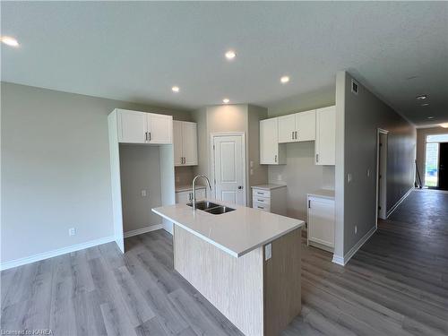 202 Heritage Park Drive, Napanee, ON - Indoor Photo Showing Kitchen With Double Sink