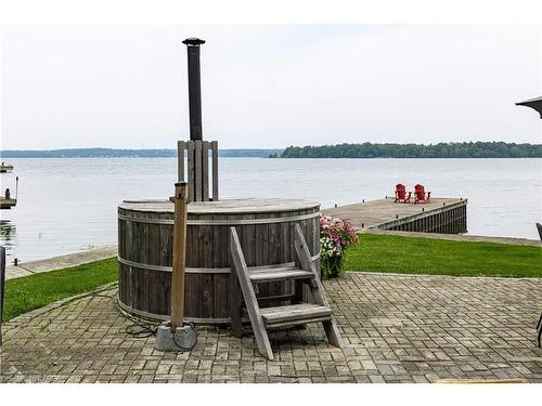 89 Waldo'S Way Lane, Wolfe Island, ON - Outdoor With Body Of Water With Deck Patio Veranda With View