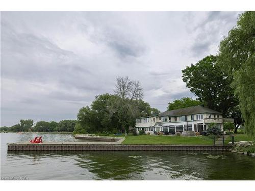 89 Waldo'S Way Lane, Wolfe Island, ON - Outdoor With Body Of Water With Deck Patio Veranda