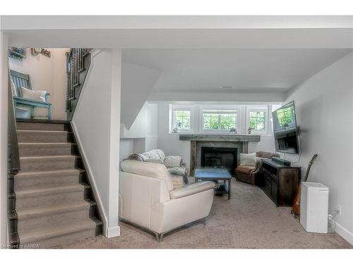 4422 Highway 15, Kingston, ON - Indoor Photo Showing Living Room With Fireplace