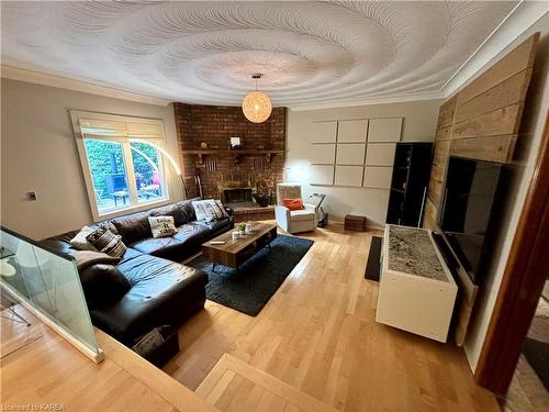 973 Auden Park Drive, Kingston, ON - Indoor Photo Showing Living Room With Fireplace