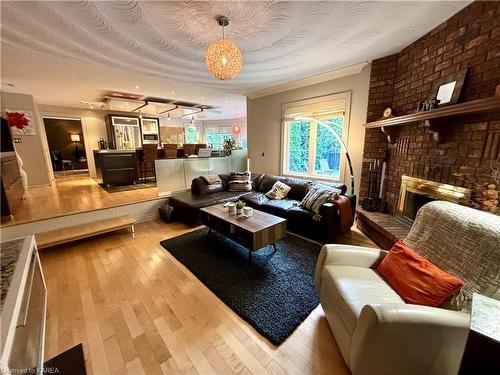 973 Auden Park Drive, Kingston, ON - Indoor Photo Showing Living Room With Fireplace