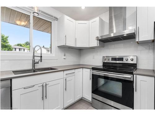 768 Cataraqui Woods Drive, Kingston, ON - Indoor Photo Showing Kitchen With Stainless Steel Kitchen With Double Sink