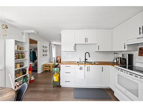 21 Hermes Drive, Kingston, ON - Indoor Photo Showing Kitchen With Double Sink