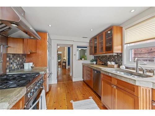 81 Wellington Street, Kingston, ON - Indoor Photo Showing Kitchen With Double Sink