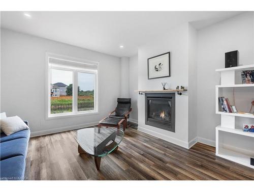 1147 Horizon Drive, Kingston, ON - Indoor Photo Showing Living Room With Fireplace