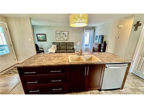 271 Sydenham Street, Gananoque, ON - Indoor Photo Showing Kitchen With Double Sink