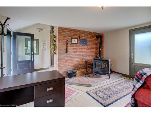 7 Drummond Street, Newboro, ON - Indoor With Fireplace