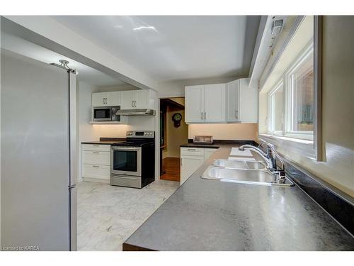 2 Old Mountain Road, Westport, ON - Indoor Photo Showing Kitchen With Double Sink