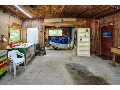 2 Old Mountain Road, Westport, ON - Indoor Photo Showing Garage