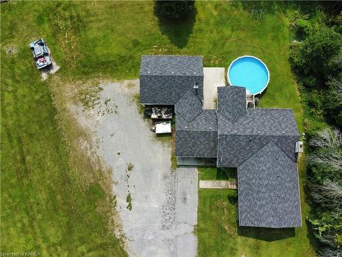 31 Station Road, Gananoque, ON - Outdoor With Above Ground Pool