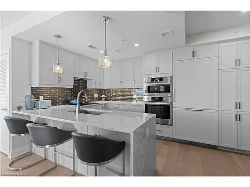 321-129B South Street, Gananoque, ON - Indoor Photo Showing Kitchen With Double Sink With Upgraded Kitchen