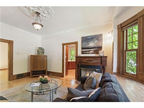 94 King Street, Chesterville, ON - Indoor Photo Showing Living Room With Fireplace