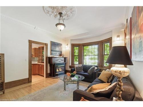 94 King Street, Chesterville, ON - Indoor Photo Showing Living Room With Fireplace