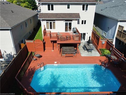 500 Weston Crescent, Kingston, ON - Outdoor With In Ground Pool With Deck Patio Veranda With Exterior