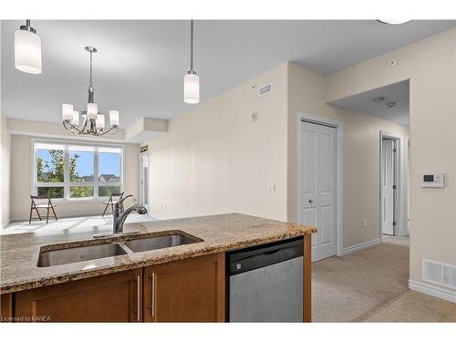 310-740 Augusta Drive, Kingston, ON - Indoor Photo Showing Kitchen With Double Sink