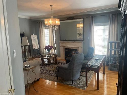 485 English Rose Lane, Oakville, ON - Indoor Photo Showing Living Room With Fireplace