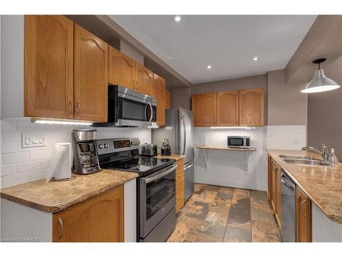 150 Patrick Street, Kingston, ON - Indoor Photo Showing Kitchen With Stainless Steel Kitchen With Double Sink