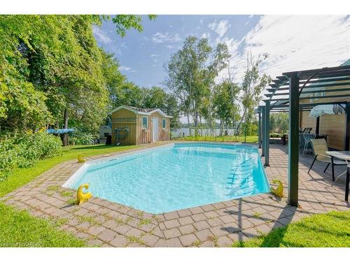 1221 Cp Lane, Arden, ON - Outdoor With In Ground Pool With Backyard