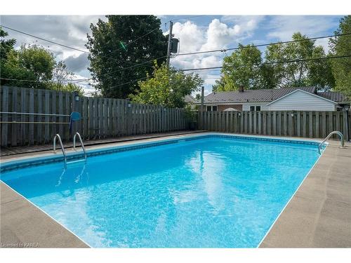 169 Belmont Avenue, Kingston, ON - Outdoor With In Ground Pool With Backyard