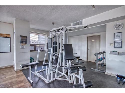 702-165 Ontario Street, Kingston, ON - Indoor Photo Showing Gym Room