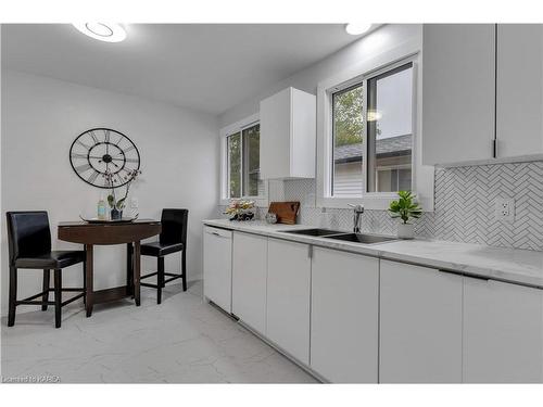 952 Old Colony Road, Kingston, ON - Indoor Photo Showing Kitchen With Double Sink