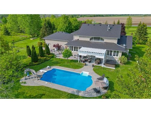 888 County Road 8, Greater Napanee, ON - Outdoor With In Ground Pool