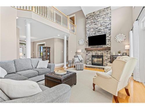 888 County Road 8, Greater Napanee, ON - Indoor Photo Showing Living Room With Fireplace