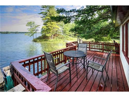 1055A Villalta Lane, Godfrey, ON - Outdoor With Body Of Water With Deck Patio Veranda With Exterior