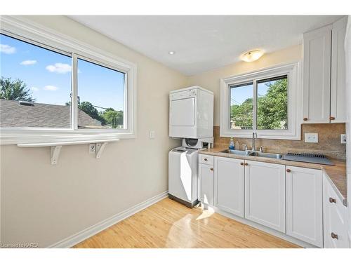 17 Shaw Street, Kingston, ON - Indoor Photo Showing Kitchen With Double Sink