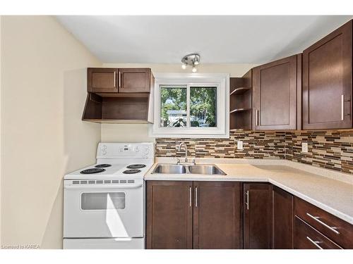 17 Shaw Street, Kingston, ON - Indoor Photo Showing Kitchen With Double Sink