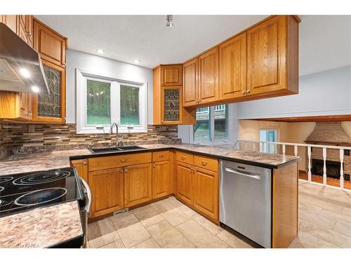 1432 Wallbridge-Loyalist Road Road, Quinte West, ON - Indoor Photo Showing Kitchen With Double Sink