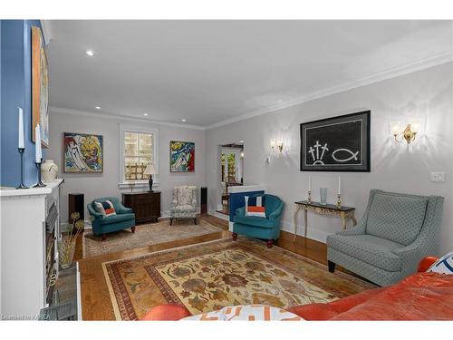 222 Greenbay Road, Kingston, ON - Indoor Photo Showing Living Room With Fireplace