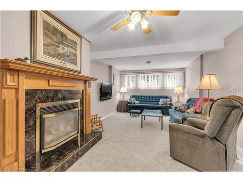 1030 Greenwood Park Drive, Kingston, ON - Indoor Photo Showing Living Room With Fireplace