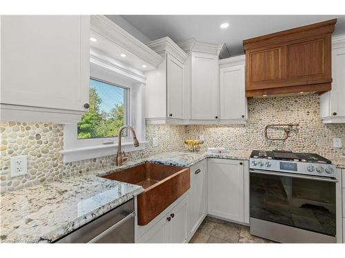 2420 Burbrook Road, Kingston, ON - Indoor Photo Showing Kitchen With Double Sink With Upgraded Kitchen