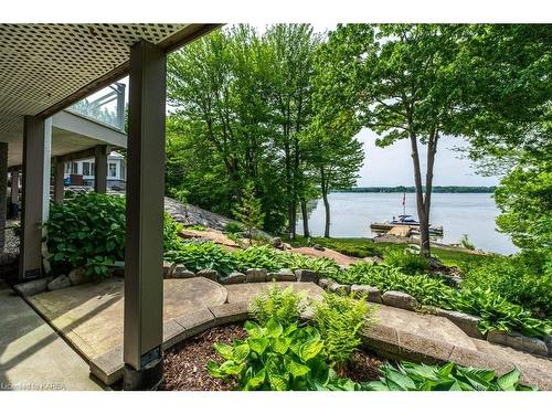 3909 Stone Point Road, Inverary, ON - Outdoor With Body Of Water