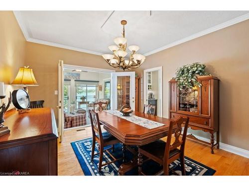 3909 Stone Point Road, Inverary, ON - Indoor Photo Showing Dining Room