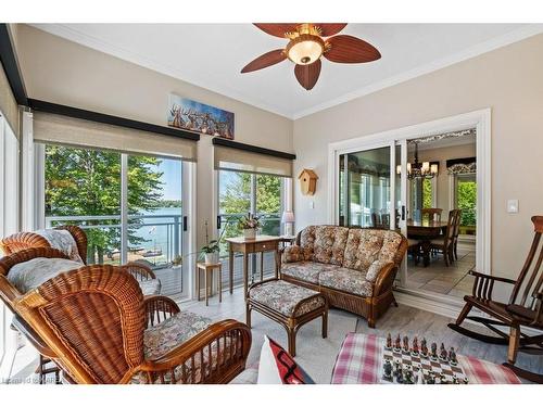 3909 Stone Point Road, Inverary, ON - Indoor Photo Showing Living Room