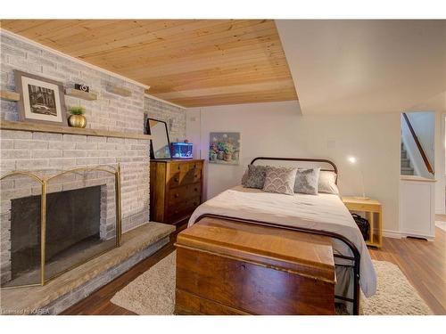 463 Days Road, Kingston, ON - Indoor Photo Showing Bedroom With Fireplace