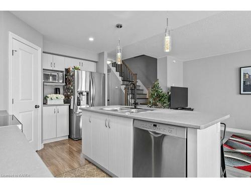 1443 Monarch Drive, Kingston, ON - Indoor Photo Showing Kitchen With Double Sink