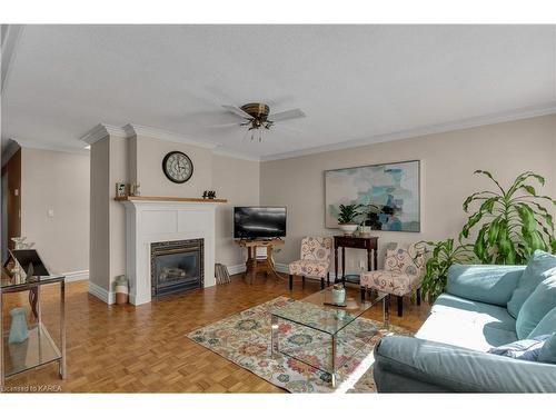 218 Glen Castle Road, Kingston, ON - Indoor Photo Showing Living Room With Fireplace