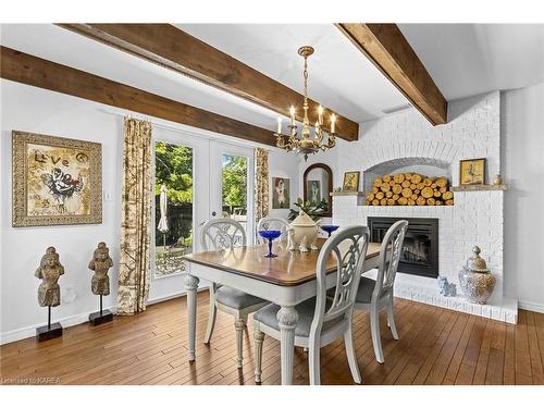 784 Wartman Avenue, Kingston, ON - Indoor Photo Showing Dining Room With Fireplace