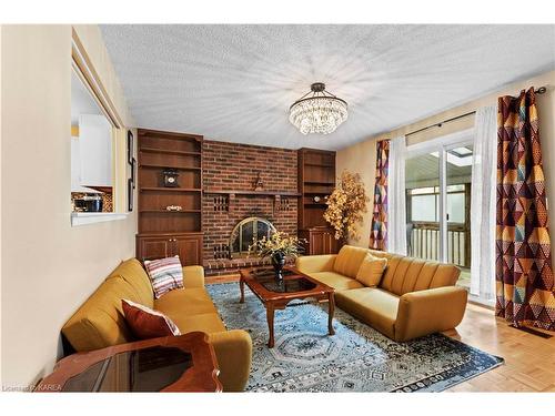 785 Allum Avenue, Kingston, ON - Indoor Photo Showing Living Room With Fireplace