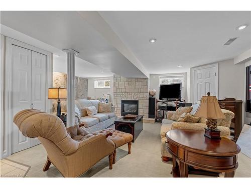 1449 Heath Street, Kingston, ON - Indoor Photo Showing Living Room With Fireplace