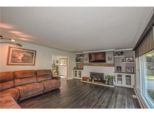 1084 County Road 6, Odessa, ON - Indoor Photo Showing Living Room With Fireplace