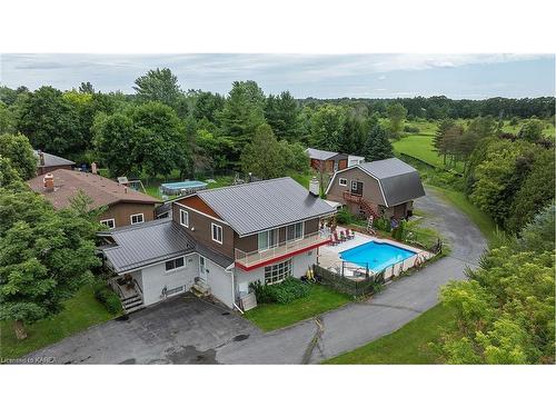 2503 Perth Road, Kingston, ON - Outdoor With In Ground Pool With View