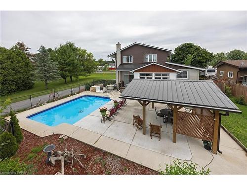 2503 Perth Road, Kingston, ON - Outdoor With In Ground Pool With Deck Patio Veranda With Backyard