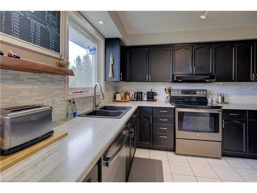 682 Summerfield Place, Kingston, ON - Indoor Photo Showing Kitchen With Double Sink